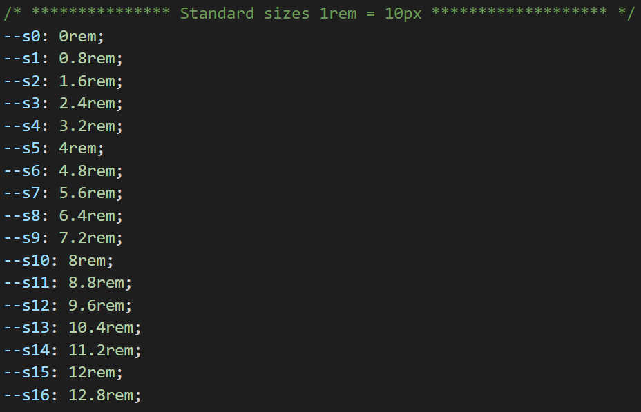 size design system